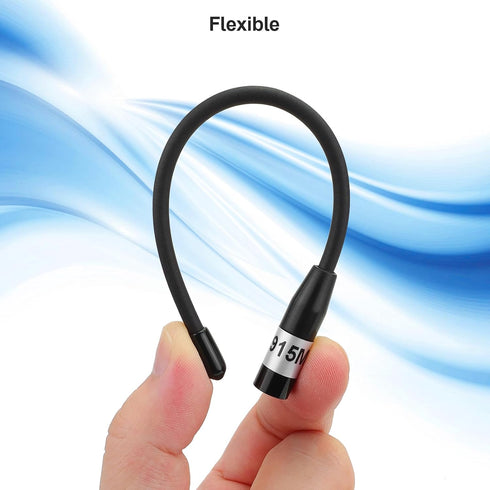 MakerHawk 915MHz 10dBi 17cm (2 Pack) Antenna Gain for Meshtastic LoRa Long Range Soft Whip Antenna, Omni SMA Male Black