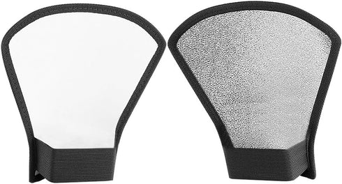 Neewer Flash Diffuser Silver/White Reflector for Nikon SB-600, SB-800, SB-900, Canon Speedlite 380EX, 430EX, 550EX,