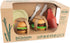 19 Playset, 2+ Dantoy: BIO Burger - Piece Play Food Plates & Utensils, Pretend Cooking, Realistic Kitchen Toys