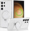 Cavor Samsung Galaxy S22 Ultra Case: Magsafe, Kickstand, Full-Body Shockproof, Slim, Crystal Clear for Men & Women.