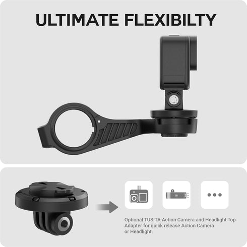 TUSITA Universal Action Camera and Headlight Mount Adapter for Garmin