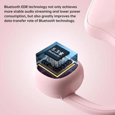 LOBKIN Kids Headphones, Open Ear Bluetooth 5.3 Wireless Earbuds, IPX5 Waterproof with Microphone for Kids