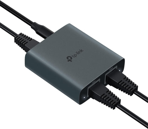 TP-Link 1 2, 1000 Cat8/7/6/5e/5, EH210 Ethernet Splitter to Mbps High Speed Dual-Port Internet Splitter, Compatible w/