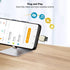 leizhan Type C Micro SD/TF Card Reader with Keychain,USB C to Micro SD SDHC SDXC OTG Memory Reader, Type C Card Reader
