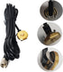 HYS TCJ-N1 3/8" to 3/4" Hole Mount with NMO Bracket L Shape Fender Mount 13'/About 4m RG-58 Coax Cable NMO to PL259 for All VHF/UHF/CB Radio NMO Antenna