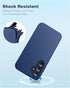 FNTCASE Samsung Galaxy A35-5G Case: Rugged Dual Layer Silicone Cover with Built-in Screen Protector, Slim Shockproof