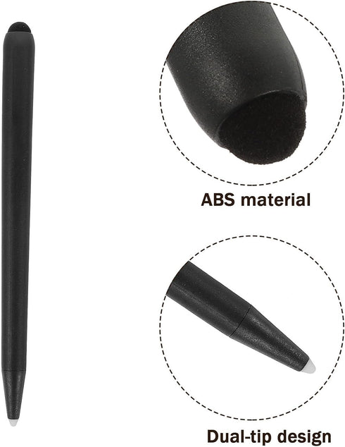 OSALADI 2pcs White Stylus Pen for Touchscreen, 2 in 1 Sensitivity Stylus Pen for All Screens