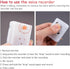ZORZA 2Pcs Multi-Message Voice Recorder for Stuffed Animal DIY Recordable Sound Module Mini Voice Recorder for Gift
