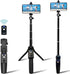 Fugetek 42" Compact Selfie Stick & Tripod, Lightweight Aluminum, Wireless Bluetooth Remote, Travel Ready, Compatible