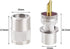 Goupchn PL259 Coax Connectors 2 Pack, UHF Male Plug Solder Adapters for RG58, RG59, RG8, RG8x, RG213 Coaxial Cable