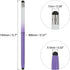 MECCANIXITY Stylus Pens for Touch Screens, Dual Rubber Tips, Precision for Universal Touch Devices, Gradient Purple