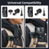 Rugvis 360 Backpack Insta360 X5/X4/X3 Rotation Magnetic Clip Mount, Quick Release Shoulder Strap Clip Holder Compatible