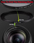 FENICHI (43mm-43mm) Metal Step-Up/Down Ring Adapter Compatible with Mirrorless Cameras DSLR Lens, UV CPL ND Filter