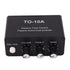 Garosa Mini Electronic Audio Stereo Preamplifier, DC 12V Small Stereo Audio Amplifier with Treble Bass Volume Control