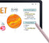 2 Pack Pink Galaxy Tab S6 Lite Pen Replacement, Stylus Pen for Samsung Galaxy Tab S6 Lite