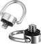 FdcLixuvol 2 Pack D Ring Screw, 1/4"-20 Thread Camera Aluminum Alloy Fixing Screw