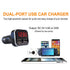 Aliavation Cigarette Lighter USB Charger with Voltage Display, 24W Dual USB Car Charger Cigarette Lighter Voltage Meter, Battery Monitor 12v, 12 Volt to USB Adapter Volt Meter, Compatible with iPhone