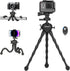 Jishane Tripod for Camera Stand, Mini Flexible Action Camera Tripod for GoPro Hero13/12/11/10,