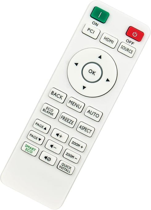 RCX014 Replacement Remote Control Applicable for BenQ Projector MX611 MW612 MU641 MS610 MX612 MX604 MW550 MS610 MW707 MX707 MS550 MX550 TH550 MH550 MU641 TH671ST