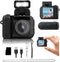HOFAOUG Mini Camera Keychain Mini Retro Camera Cameras Keychain Built-in 32GB Memory Card