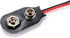 9V Battery Connector 3 Pack, I-Type PH2.0 9V Battery Clip with Hard Buckle Plastic Housing and 5.9 Inch Wires Leads