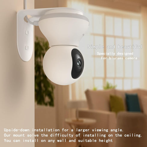 Zwolf (Pack of 2) Metal Wall Mount for Blurams Security Camera, Allows Best Range of Camera Motion on Any Wall