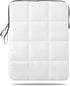 Puffy Laptop Sleeve 15-16 Inch White, Waterproof Carrying Case Bag for Women, Compatible with MacBook Pro