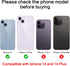 ASDAWN Back Rear Camera Lens Glass Replacement for iPhone 14 6.1 inch and 14 plus 6.7 inch with Pre-Installed Adhesive, Back Lens Glass with Installation Manual + Repair Tool Set