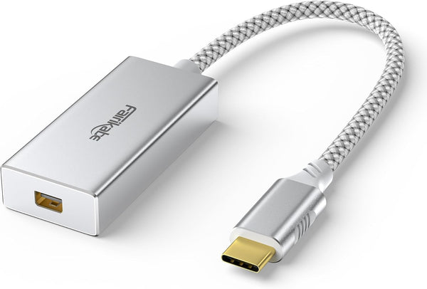 USB C to Mini DisplayPort Adapter 4K@60Hz, Type C to Mini DP for iPhone 15, M1/M2 MacBook, Galaxy S8-S23