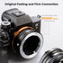 K&F Concept Lens Mount Adapter MD-NEX IV for Minolta Rokkor Lens and Sony E Mount Camera Body
