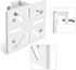 Gutter Mount for eufy Security Solocam S340 Solar Security Camera (White)