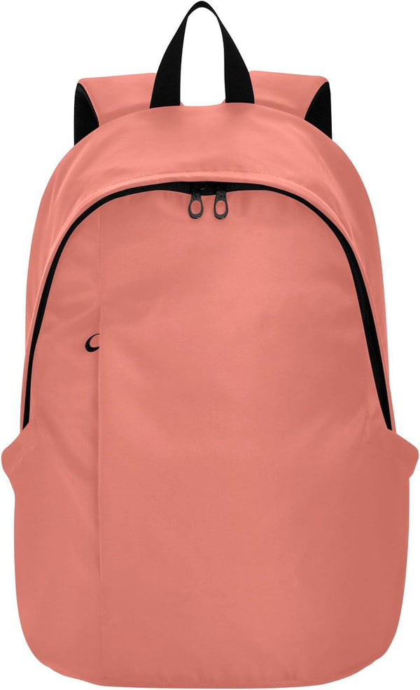 Salmon Casual Daypacks Backpack 15.6 inch Laptop Backpack for Women & Men