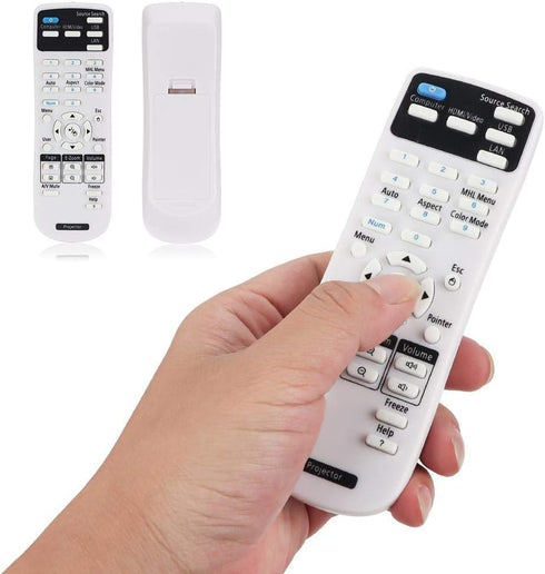 V BESTLIFE Projector Remote Control Replacement - Compatible with EPSON EX3220, EX5220, EX5230, EX6220, EX7220, 725HD