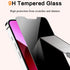 iPhone 13/13 Pro Privacy Screen Protector, Mirrored Tempered Glass Film for iPhone 14, Shatterproof, Touch Sensitive