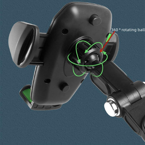 Car Phone Holder, Long Arm Truck Phone Mount Stand with Super Suction Cup Support Clamp for Dashboard & Windshield