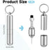 ElevateTech 2 1 Reset SIM Card Removal Tool with Cleaning Brush in Portable Keyring Keychain Pins Needle Opener