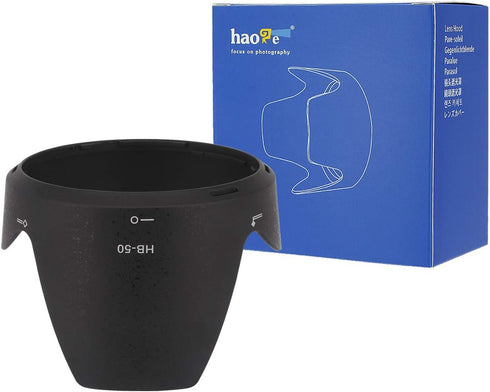 Haoge Bayonet Lens Hood for Nikon Nikkor AF-S 28-300mm f3.5-5.6G ED VR Lens replaces Nikon HB-50