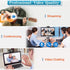 HZQDLN 1080P Webcam with Microphone, HD Webcam Web Camera with Tripod Stand, Widescreen USB Computer Camera, Streaming