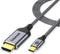 QGeeM 10ft USB C to HDMI Cable Adapter, Braided 4K@60Hz, Compatible with iPhone 15 Pro Max, MacBook Pro