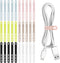 Donruby 30Pcs Silicone Cable Ties - Reusable & Washable with Adjustable Locking Buckles,