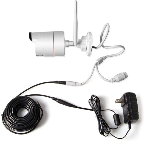 Vanxse 10Meters-33FT 12v 2.1x5.5mm Dc CCTV Power Extension Cable Power Cord for CCTV Security Camera WiFi IP