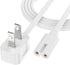AGVEE 10ft 90 Degree Power Cord for Sony PS5/PS3 Slim, Xbox Series S/X,
