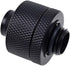 Alphacool 17264 Eiszapfen 16mm HardTube Compression Fitting - G1/4 Knurled Deep Black Water Cooling Fittings