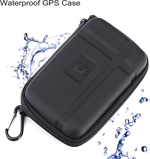 5" Hard Carrying Case - Waterproof Storage Bag for GPS, Compatible with Garmin Nuvi and Tomtom Models