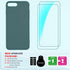 LeYi 8 7 2 Pack for iPhone Plus Case: iPhone Plus Case with Tempered Glass Screen Protectors, Shockproof Full-Body