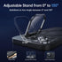 iPhone 13/14 Case, Black Military Grade Drop Protection, MagSafe Compatible, Built-in Stash Stand & Camera Lens