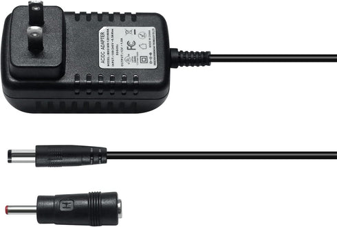 12V 1A Power Supply Adapter, AC to DC Plug 5.5mm x 2.5mm Wall Charger Replacement for Camera, LED Light
