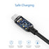 SOOPII 100W Fast Charge USB C to USB C Cable, 4ft Nylon Braided with LED Display for iPhone 15/15 Pro/15 Plus/15 Pro
