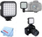 Universal Mini Portable Rechargeable USB LED Light for DSLR Cameras with Micro USB Cable for Nikon, Canon, Sony,