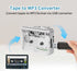 Cassette MP3 Portable Clear Stereo Auto Reverse PlayerConvert Tapes to Format via USB ConverterBuilt-in Cool Copper